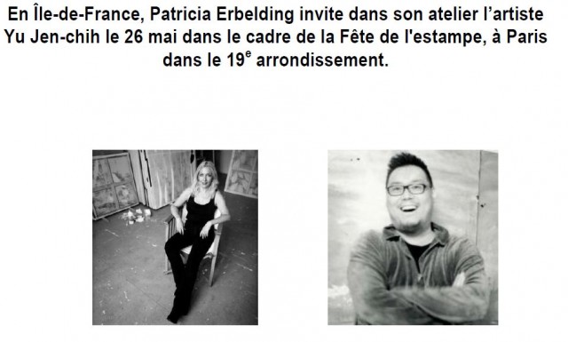 Erbelding invite dans son atelier l’artiste Yu Jen-chih